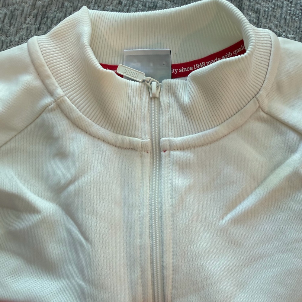 Puma Red Athletic Top with Subtle Logo Patch - Picture 4 of 6